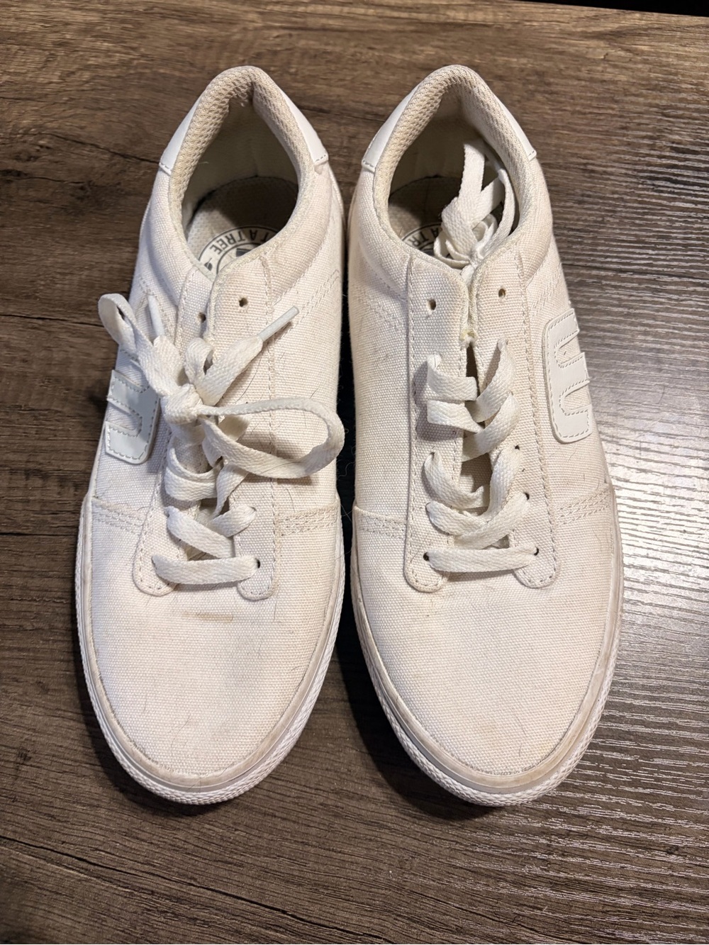 Etnies White Canvas Low-Top Sneakers - Neutral Tone